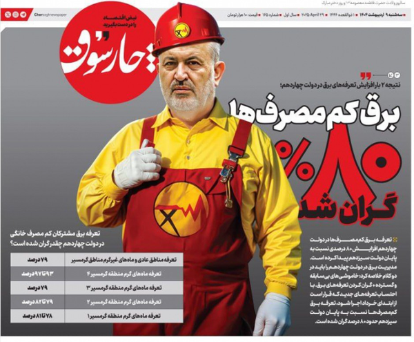 گرانی برق دولت پزشکیان