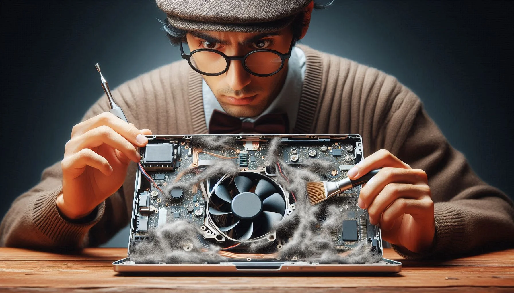 خرابی فن لپ تاپ