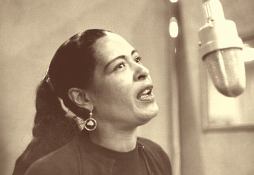 تصویر چهرۀ Billie Holiday