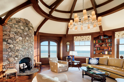 طراحی دکوراسیون داخلی ویلا به سبک روستیک