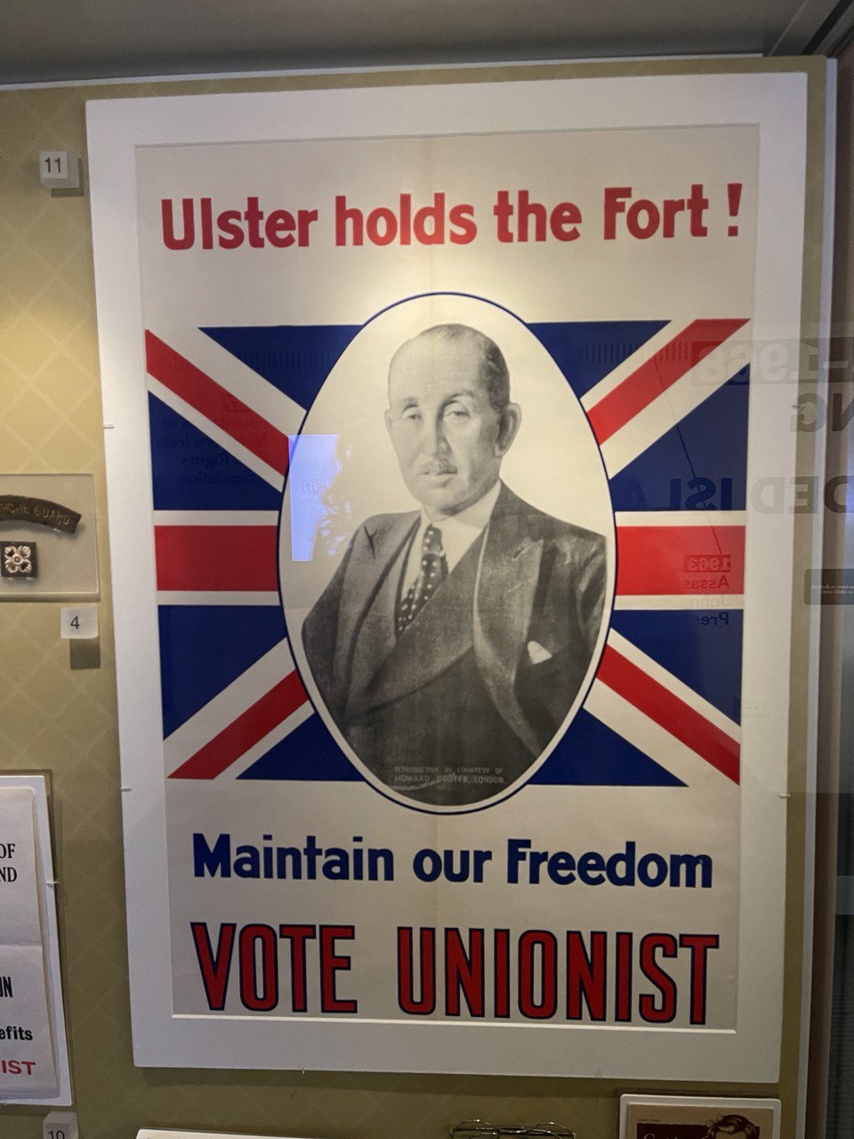 همون موزه، ایرلند شمالی یه سری داستان های سیاسی داشته چند دهه پیش که حوصله ندارم توضیح بدم اصلا.