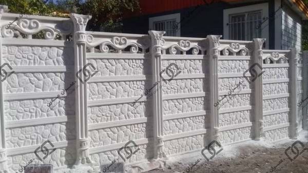 دیوار بتنی پیش ساخته طرح سنگی