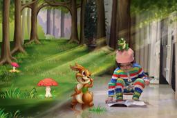 یک داستان رایگان برای کودکان در روزهای کرونایی