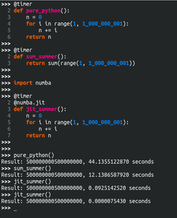 پایتون «بسیار» سریع است!