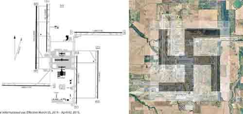 فرودگاه به شکل صلیب شکسته نازیها طراحی شده