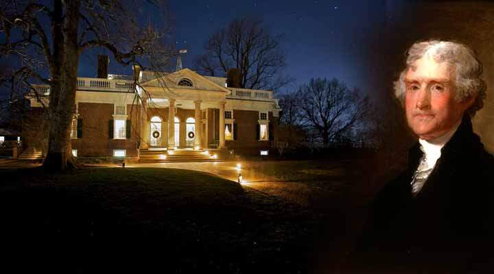 اتاق مخفی توماس جفرسون که در آن با بردهای سیاهپوست به نام سالی زندگی کرد