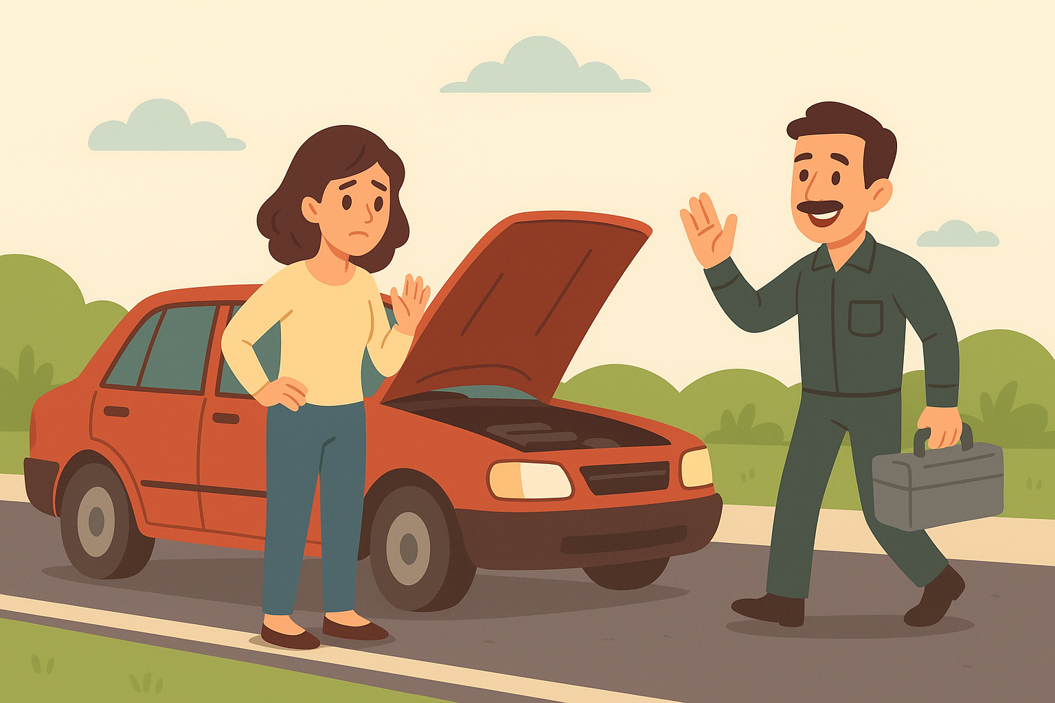 روزی که ماشینم خراب شد.