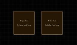 تفاوت الگوی imperative و declarative در برنامه‌نویسی