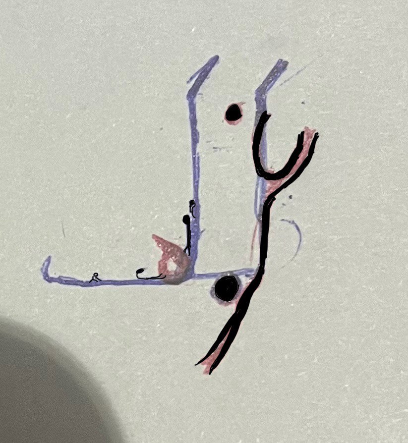 عکس بالا با پررنگ کردن آدمها!