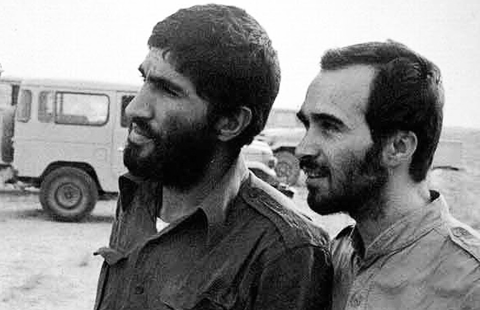 شهید حاج حسین خرازی و شهید حاج احمد کاظمی