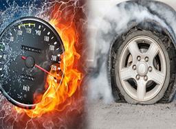 تاثیر سرعت بالا و کم باد بودن لاستیک ها