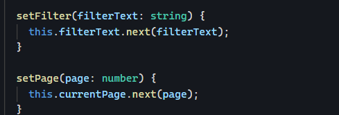 اینم متدهایی که میخوایم از سرویس ها صدا بزنیم