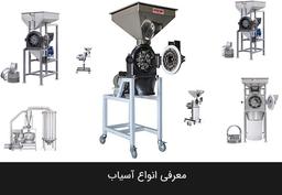 معرفی انواع آسیاب