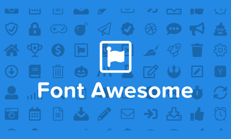 سایت Font Awesome
