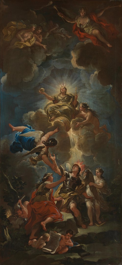 «تمثیل حکمت الهی» اثر لوکا جوردانو