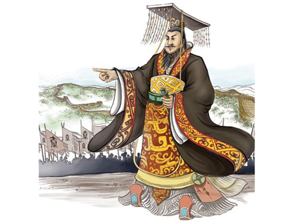 شی‌هوانگ‌تی-پادشاه چین واحد.(اولین حاکم چین بزرگ)
