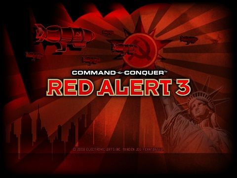 لحظه ورود به بازی cammand and conquer:red alert 3