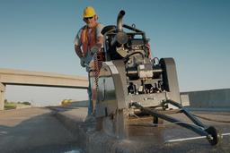 برش بتن با دستگاه کاتر