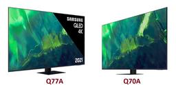 مقایسه تلویزیون های سامسونگ، Q70A و Q77A