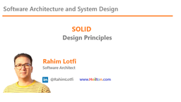 آموزش معماری نرم افزار و سیستم دیزاین Solid design principle - اصول SOLID