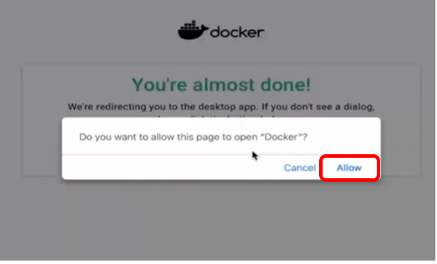Allow را انتخاب کنید.