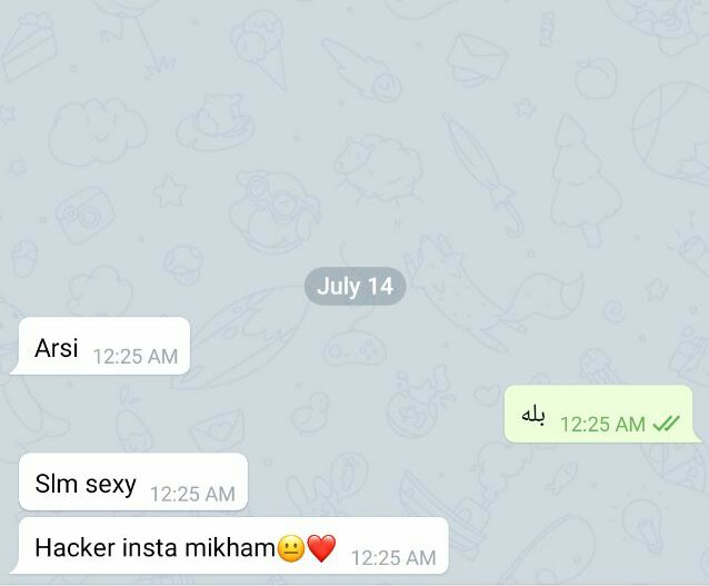ایشونم درخواست هکر ویژه و مختص اینستا رو داشتن 😄