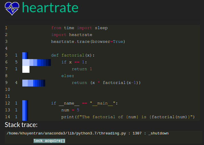 شکل ۵. خروجی کد
