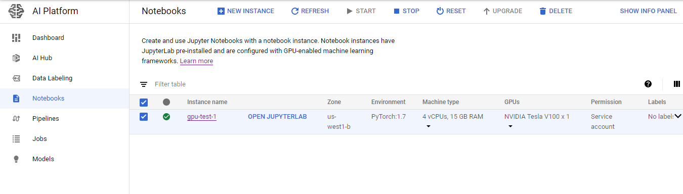 شکل ۹: انتخاب نوت‌بوک
