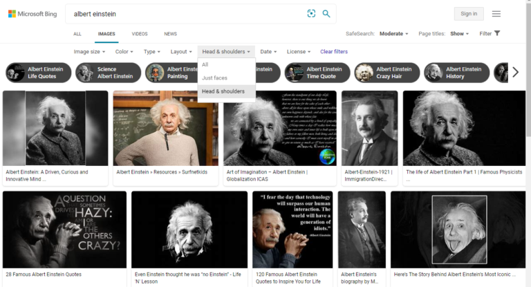 شکل ۱۰. موتور جستجوی تصویرBing
