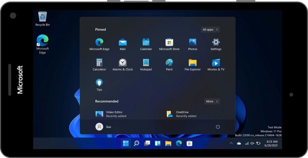 شکل ۱. اجرای کامل ویندوز ۱۰ کامل در لومیا s۹۵۰