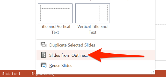 شکل ۸. Slides from Outline