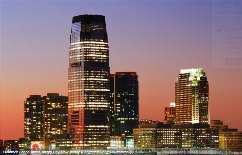 شکل ۱. برج گلدمن ساکس