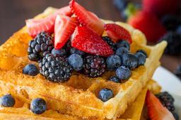 طرز تهیه وافل خانگی (صبحانه آمریکایی خوشمزه)