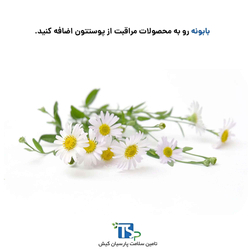 بابونه رو به محصولات مراقبت از پوستتون اضافه کنید