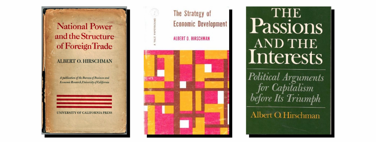 برخی از آثار آلبرت هیرشمن