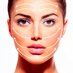 راهنمای 10 مرحله ای ماساژ صورت