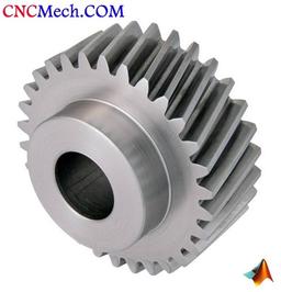 کد طراحی چرخدنده در محیط برنامه نویسی متلب MATLAB