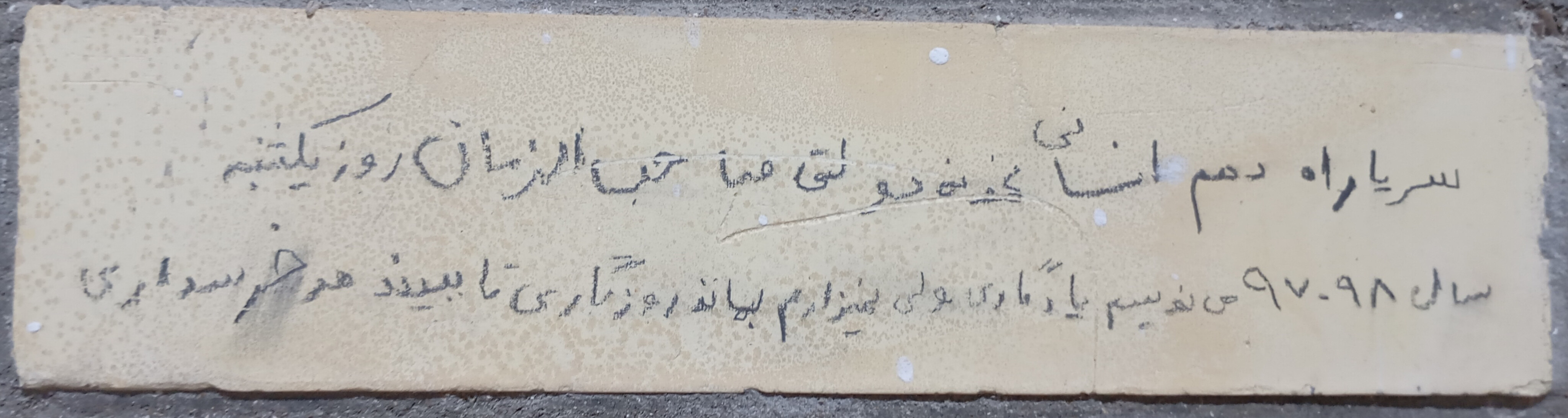 نمیزارم بماند تا ببیند هر خر سواری