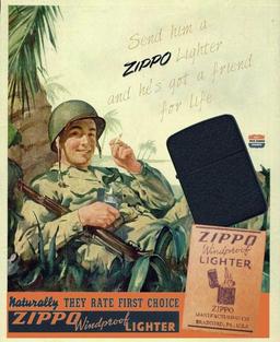 فندک زیپو در جنگ جهانی