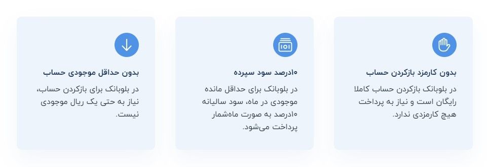 مزایای بلوبانک