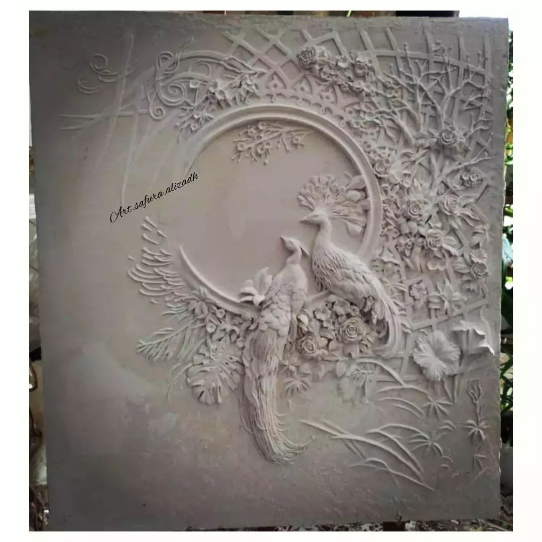 تصویر گچبری مدرن