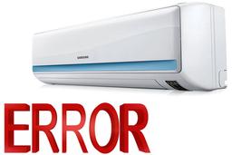 کامل ترین لیست ارور کولر گازی سامسونگ