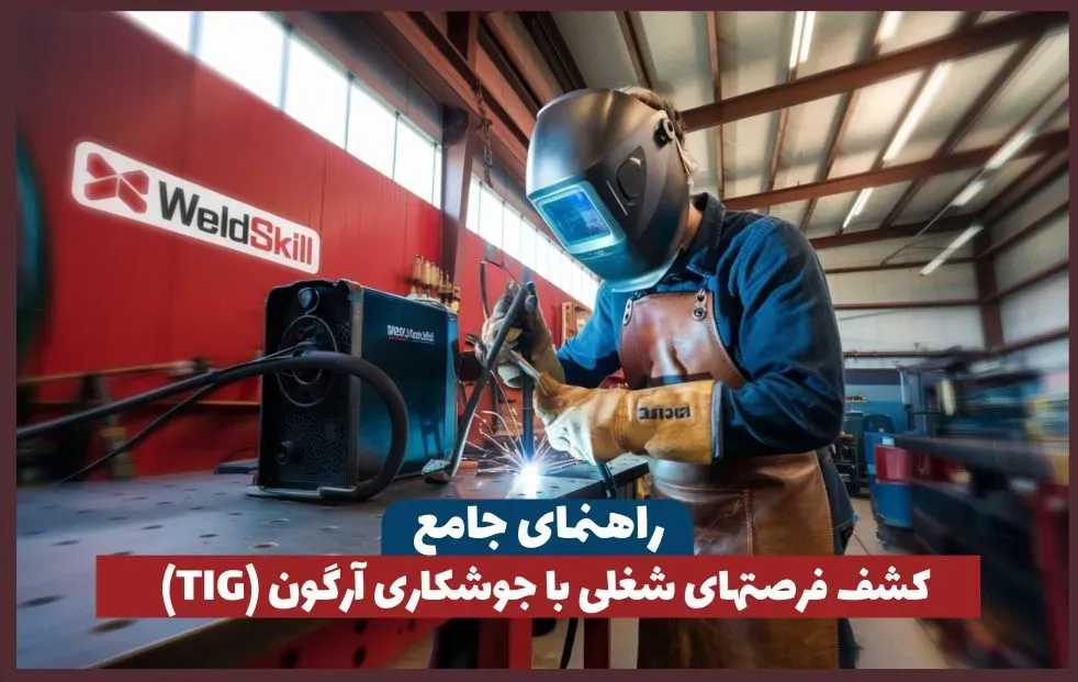 کشف فرصتهای شغلی با جوشکاری آرگون (TIG): از کارگاه تا صنایع پیشرفته