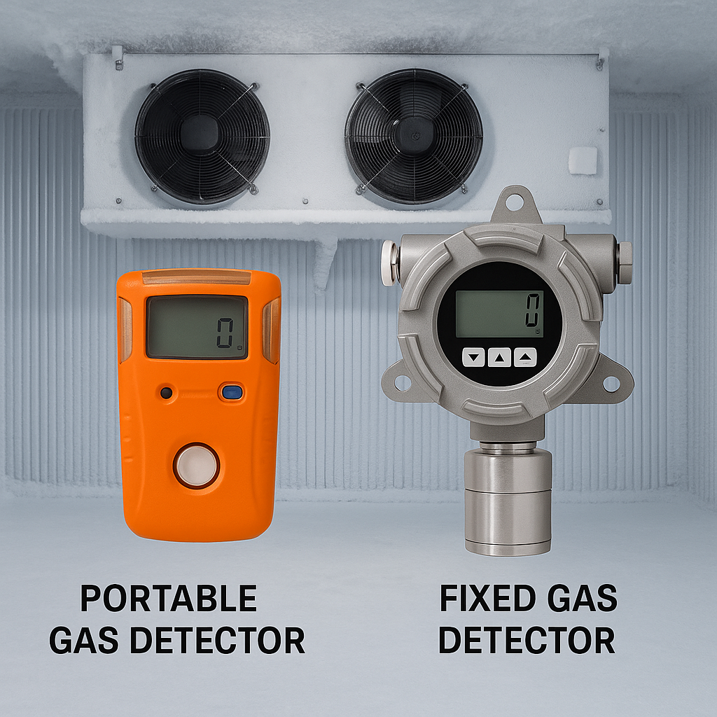 دتکتور گاز برای سردخانه‌ها و انبارهای مواد غذایی