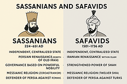 سنجش صفویان و ساسانیان از منظر تاریخی و تمدنی