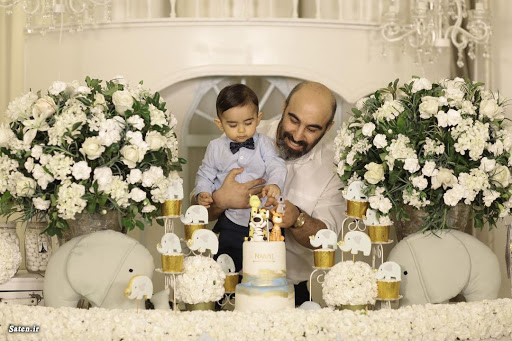 محسن تنابنده و پسرش نامی