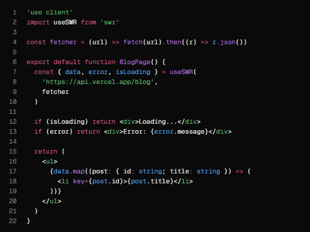 واکشی داده در نکست جی اس چگونه انجام میشود؟