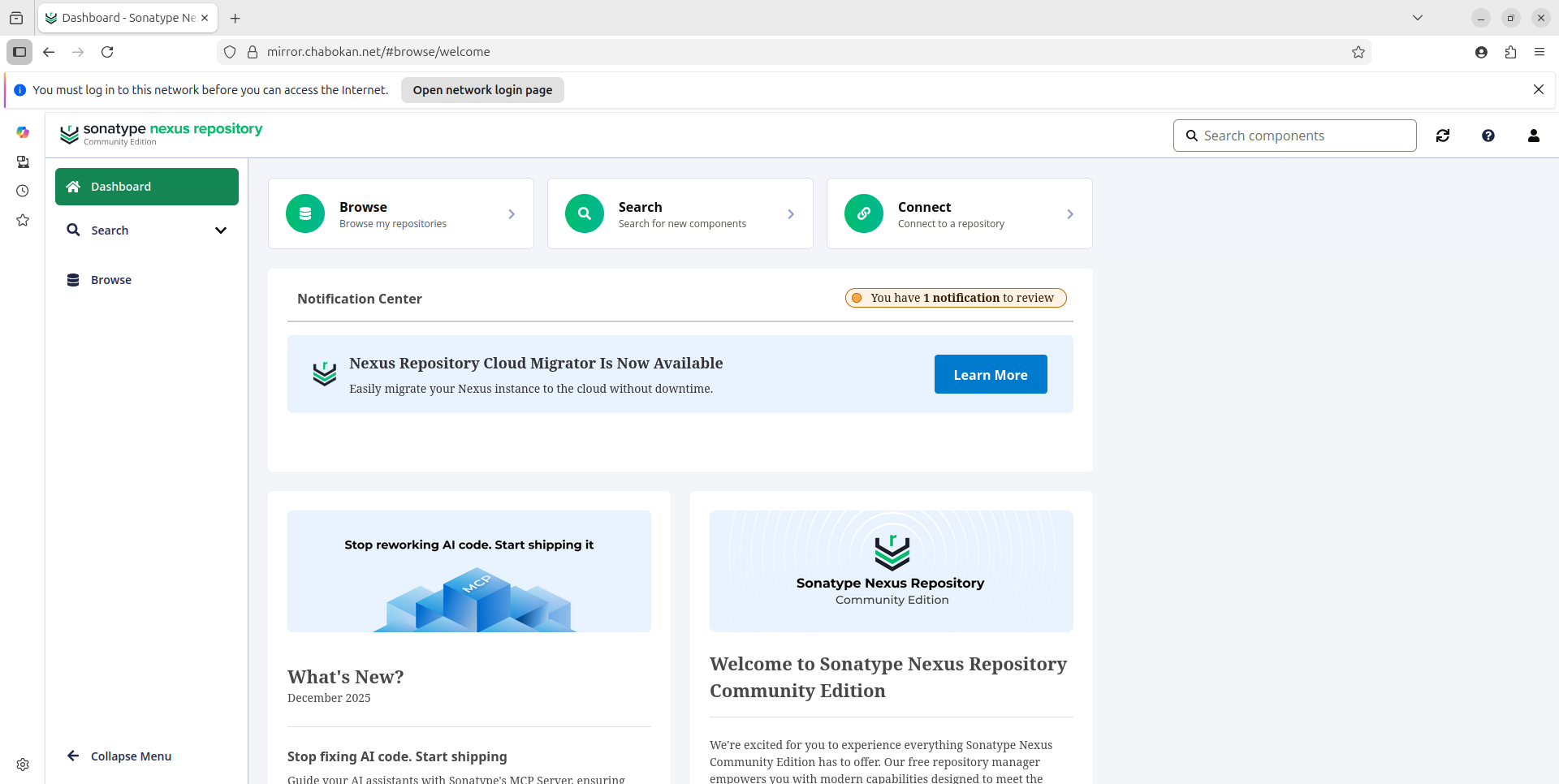چگونه متوجه شدم چابکان از Sonatype Nexus Repository استفاده می‌کند