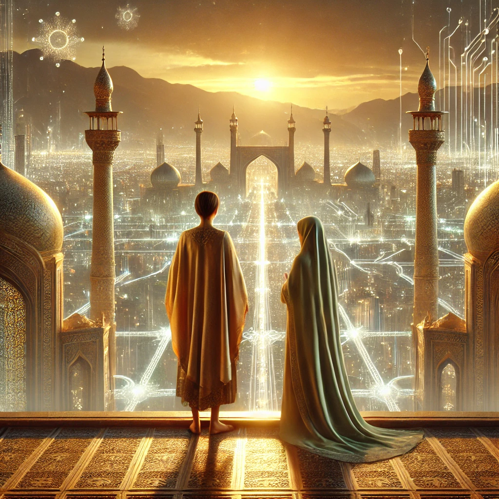 نمایی از سرزمین موعود به سبک هوش مصنوعی