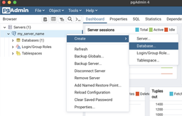 بخش دوم pgAdmin: ساختن پایگاه داده و جدول